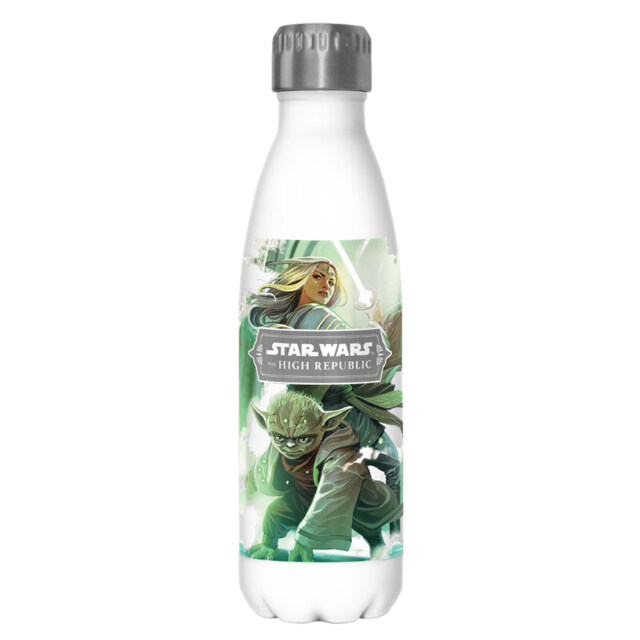 Star Wars The High Republic Yoda and Avar Kriss  Adult Stainless Steel Water Bottle