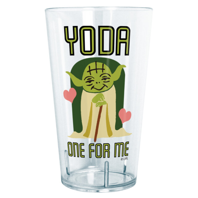 Star Wars Valentine's Day Yoda One For Me  Adult Tritan Drinking Cup