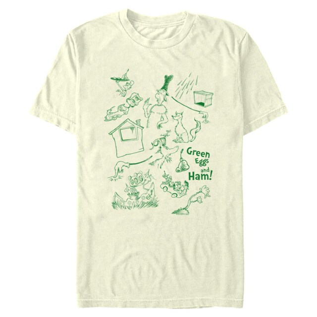 Men's Green Eggs And Ham Icons Short Sleeve T-Shirt