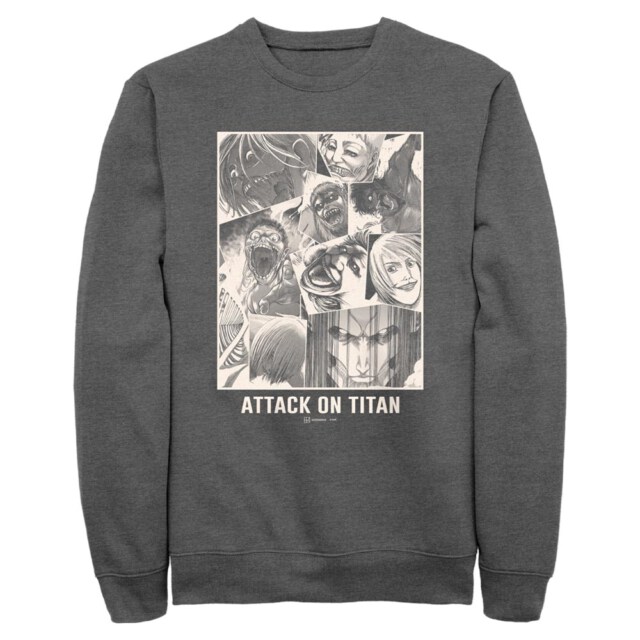 Men's Titan Collage BoxUp Crew Neck Fleece