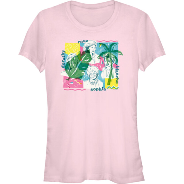 Junior's Dorothy Rose Blanche Sophia Short Sleeve T-Shirt