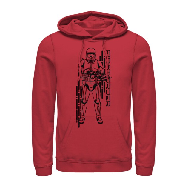 Men's Star Wars: The Rise of Skywalker First Order Sith Trooper  Adult Pull Over Hoodie
