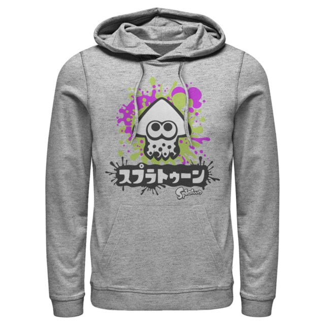 Men's Nintendo Splatoon Inkling Squid  Adult Pull Over Hoodie
