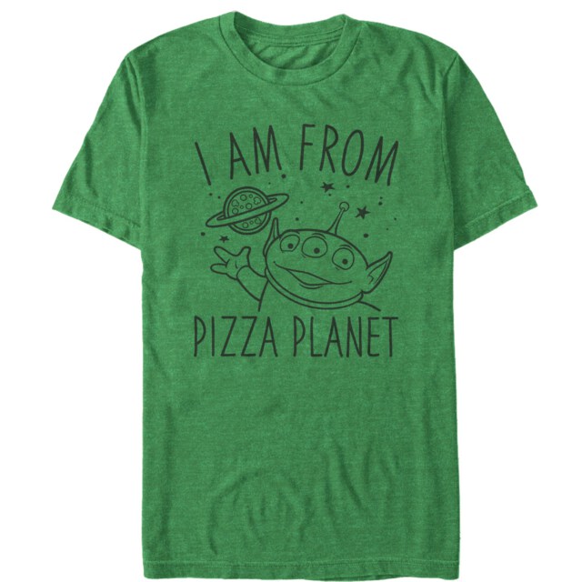 Men's Toy Story Come in Peace from Pizza Planet  Adult T-Shirt