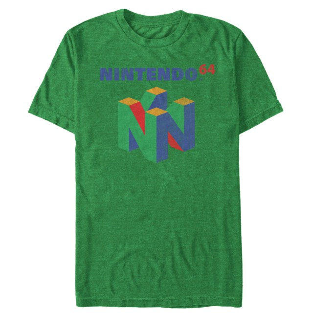 Men's Nintendo Classic N64 Logo  Adult T-Shirt