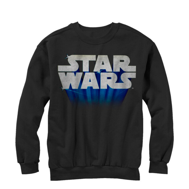 Men's Star Wars Flying Logo  Adult Sweatshirt