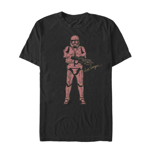 Men's Star Wars: The Rise of Skywalker Sith Trooper Villain  Adult T-Shirt