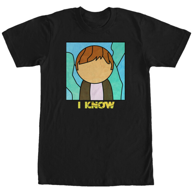 Men's Star Wars Stained Glass Han I Know Adult T-Shirt