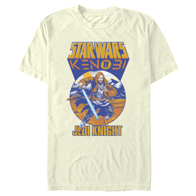 Men's Star Wars: Obi-Wan Kenobi Retro Jedi Knight Adult T-Shirt