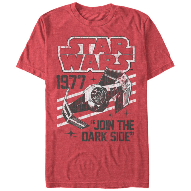 Men's Star Wars Darth Vader's TIE Fighter 1977 Adult T-Shirt