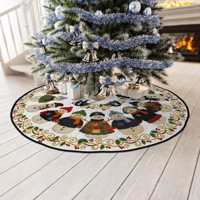 Stocktee Las Vegas Raiders Cute Snowmen Pattern Christmas Limited Edition Winter Season Tree Skirt NEW159406