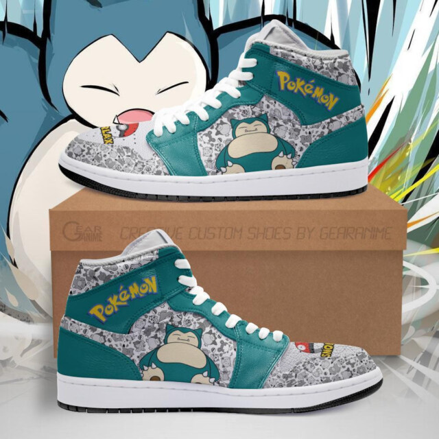 Snorlax Air Jordan 1 Sneakers Anime PT04