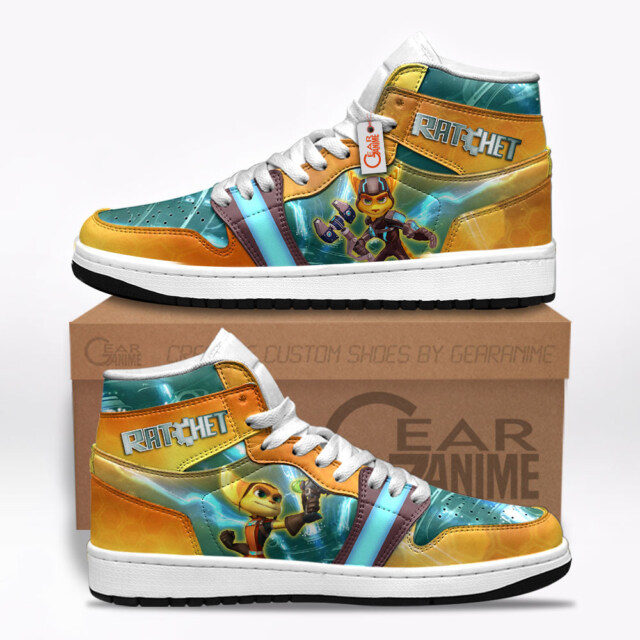Ratch Air Jordan 1-Sneakers Custom Games Shoes