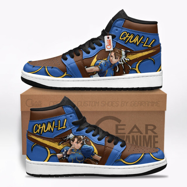 Chun Li Air Jordan 1-Sneakers Custom Games Shoes