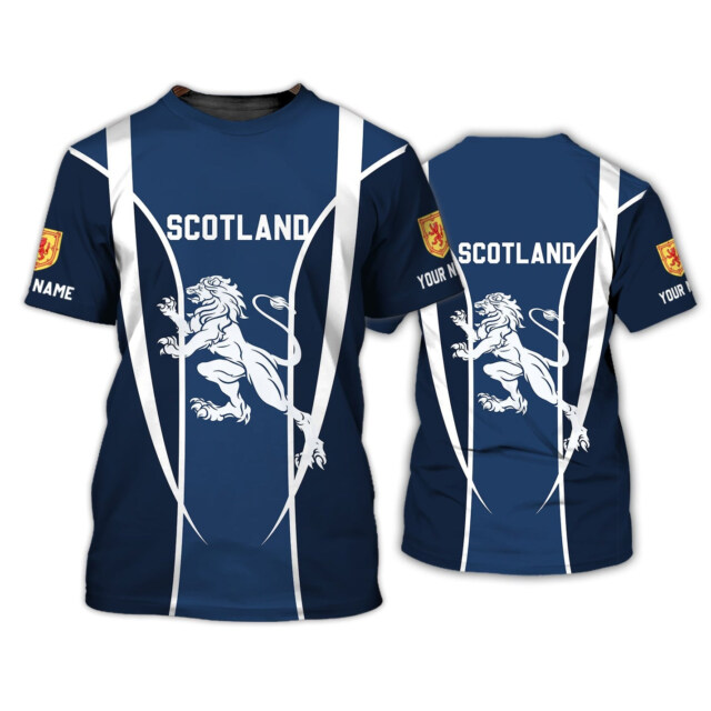  Lion Of Scotland Sport Style Shirt