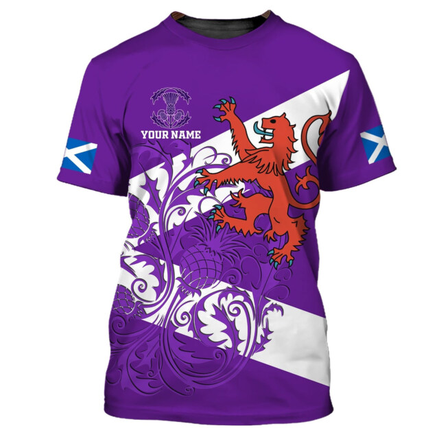 ScotlandScotland Flag Shirt Purple