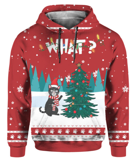 Funny Cat Christmas Hoodie – The Perfect Choice for the Holiday Season!