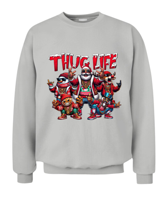 Thug Life Christmas POD Sweatshirt: A Fresh Twist for the Holiday Season