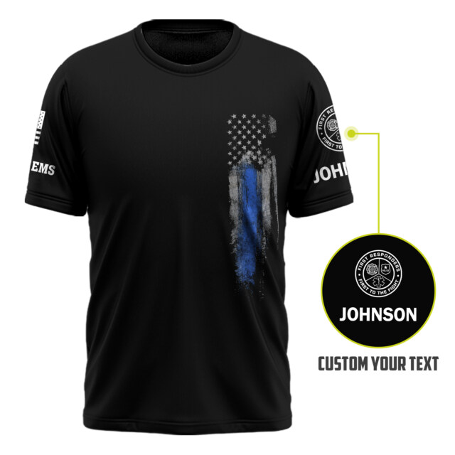 Custom Name & Department Blessed Are The Peacemakers #DQH0478 - AOP T-shirt