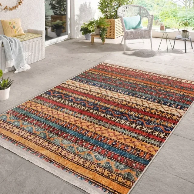 Decorative Anatolian Area Easy To Clean Carpets Anti Slip Red Rug Turkish Kilim Rectangle Saloon Rugs Vintage Carpet Farmhouse