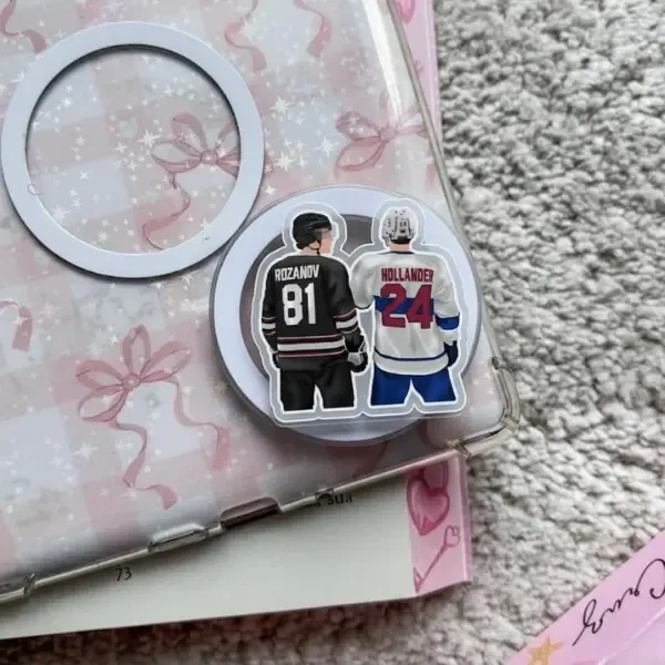 Heated Rivalry Inspired Hockey Couple Football Baseball Phone Grip