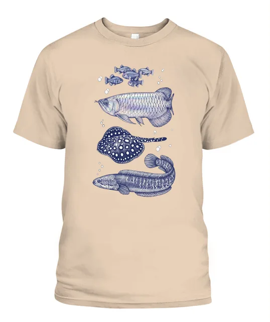 Unisex T-Shirt | Comfort Colors 1717 (US) 90s retro fish + nature 85