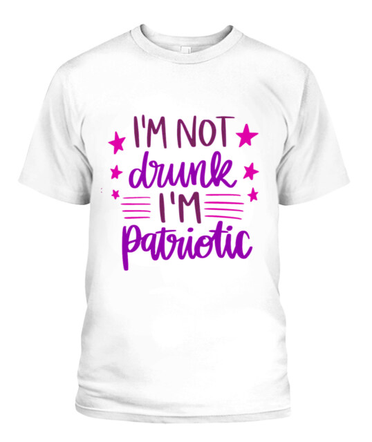 Unisex T-Shirt | Comfort Colors “I’m not drunk, I’m American 05
