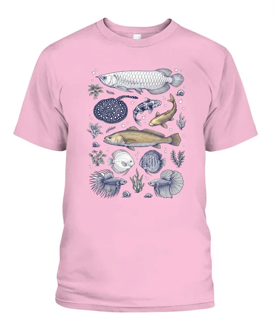 Unisex T-Shirt | Comfort Colors 1717 (US) 90s retro fish + nature 83
