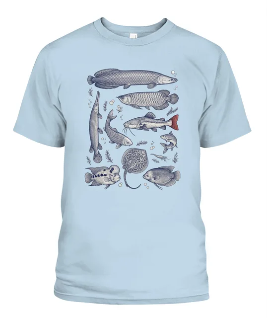 Unisex T-Shirt | Comfort Colors 1717 (US) 90s retro fish + nature 101