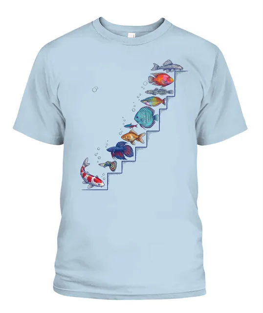 Unisex T-Shirt | Comfort Colors 1717 (US) 90s retro fish + nature 61