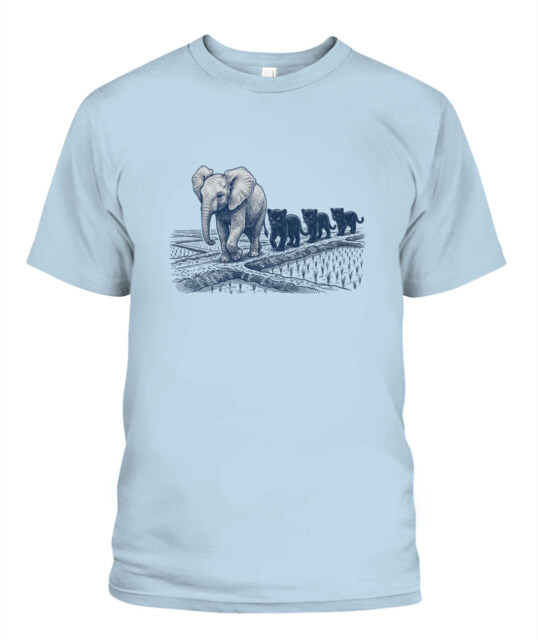 Unisex T-Shirt | Comfort Colors 1717 (US) 90s retro animals + nature 40