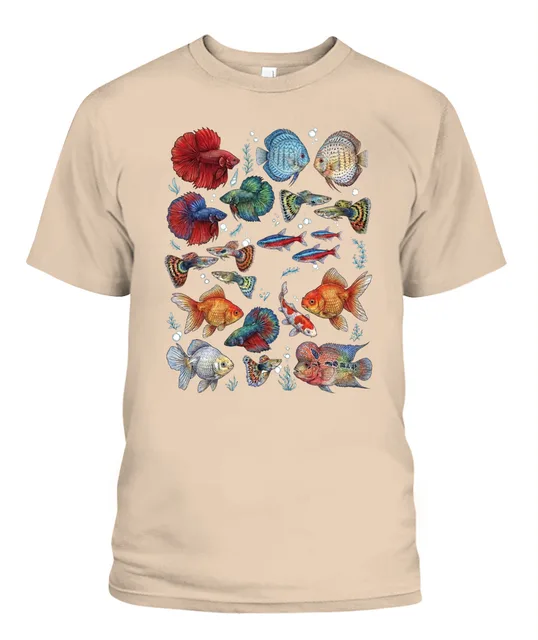 Unisex T-Shirt | Comfort Colors 1717 (US) 90s retro fish + nature 79