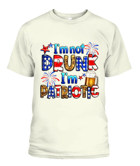 Unisex T-Shirt | Bella + Canvas 3001 -“I’m not drunk, I’m American”, “Grill Sergeant”