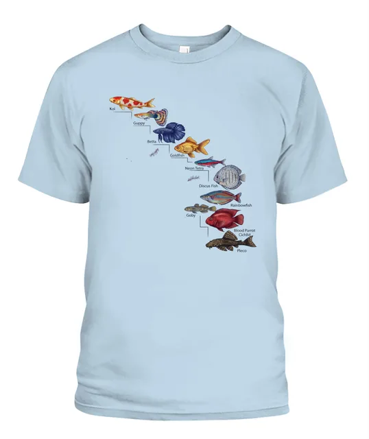 Unisex T-Shirt | Comfort Colors 1717 (US) 90s retro fish + nature 60