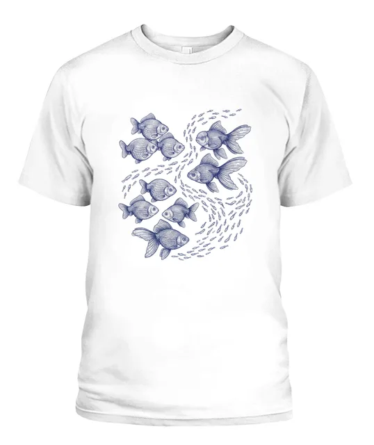 Unisex T-Shirt | Comfort Colors 1717 (US) 90s retro fish + nature 78