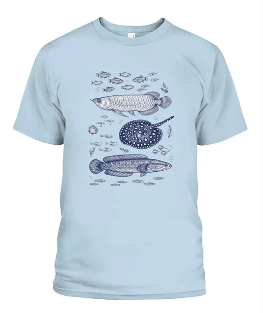 Unisex T-Shirt | Comfort Colors 1717 (US) 90s retro fish + nature 86