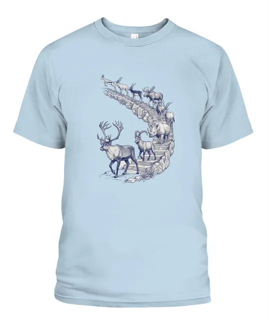 Unisex T-Shirt | Comfort Colors 1717 (US) 90s retro animals + nature 65