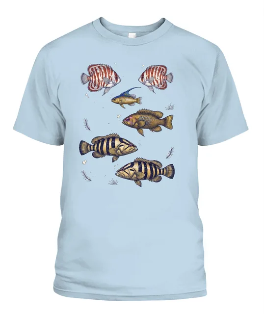 Unisex T-Shirt | Comfort Colors 1717 (US) 90s retro fish + nature 84