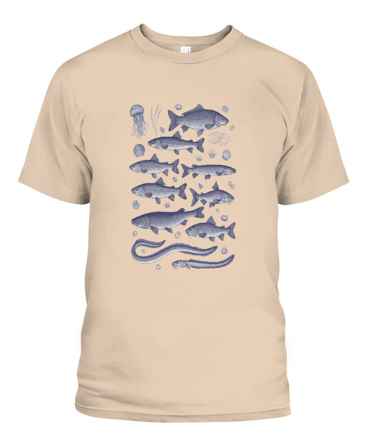 Unisex T-Shirt | Comfort Colors 1717 (US) 90s retro fish + nature  31
