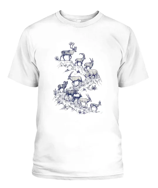 Unisex T-Shirt | Comfort Colors 1717 (US) 90s retro animals + nature 64