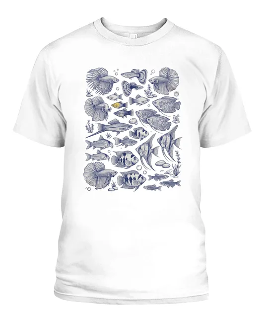 Unisex T-Shirt | Comfort Colors 1717 (US) 90s retro fish + nature 96