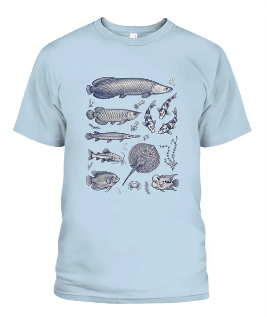 Unisex T-Shirt | Comfort Colors 1717 (US) 90s retro fish + nature 104