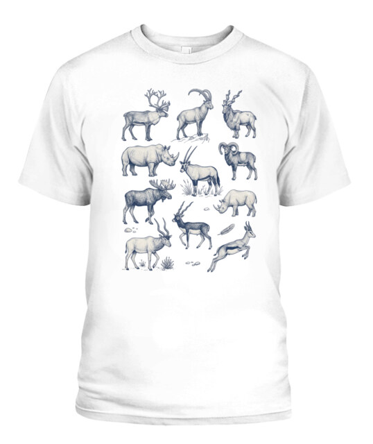 Unisex T-Shirt | Comfort Colors 1717 (US) 90s retro animals + nature  11