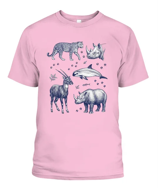 Unisex T-Shirt | Comfort Colors 1717 (US) 90s retro animals + nature 88