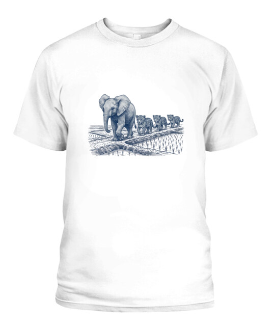 Unisex T-Shirt | Comfort Colors 1717 (US) 90s retro animals + nature 39