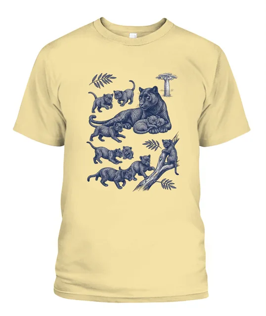 Unisex T-Shirt | Comfort Colors 1717 (US) 90s retro animals + nature  108