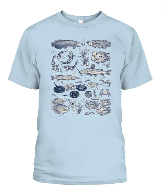 Unisex T-Shirt | Comfort Colors 1717 (US) 90s retro fish + nature 102