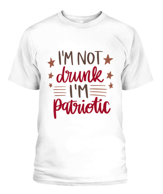 Unisex T-Shirt | Comfort Colors “I’m not drunk, I’m American 04