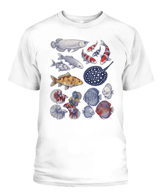 Unisex T-Shirt | Comfort Colors 1717 (US) 90s retro fish + nature 82