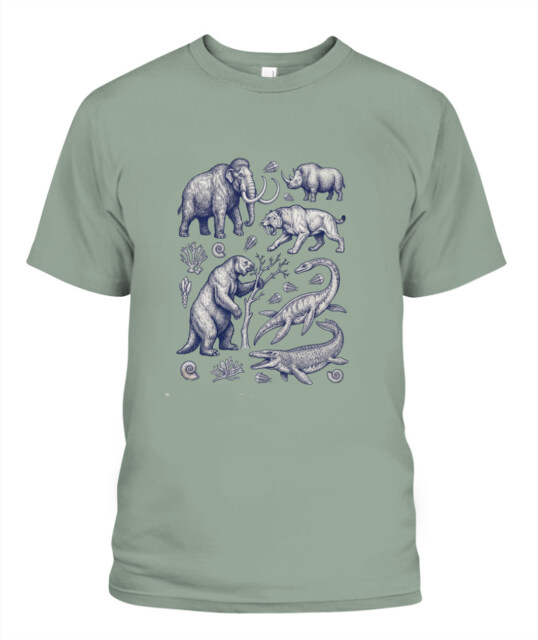 Unisex T-Shirt | Comfort Colors 1717 (US) 90s retro animals + nature  10